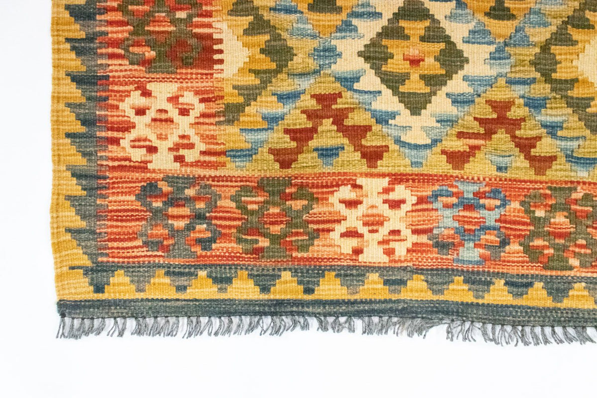 Kelim Carpet - orientalisk matta - 131 x 83 cm - flerfärgad