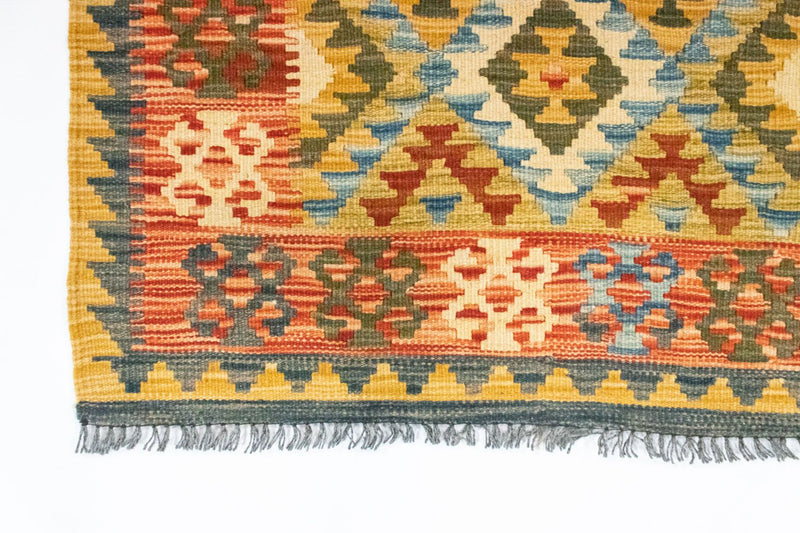 Kelim Carpet - orientalisk matta - 131 x 83 cm - flerfärgad