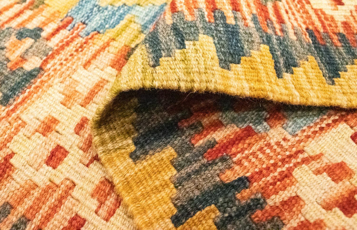 Kelim Carpet - orientalisk matta - 131 x 83 cm - flerfärgad