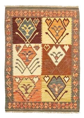 Kelim Carpet - orientalisk matta - 123 x 83 cm - orange