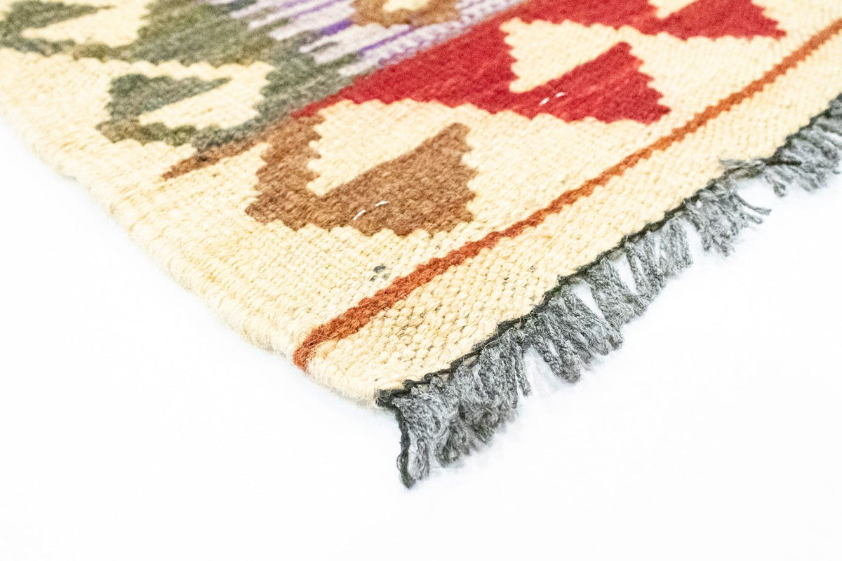 Kelim Carpet - orientalisk matta - 109 x 80 cm - flerfärgad