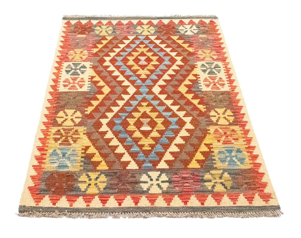 Kelim Carpet - orientalisk matta - 120 x 79 cm - orange