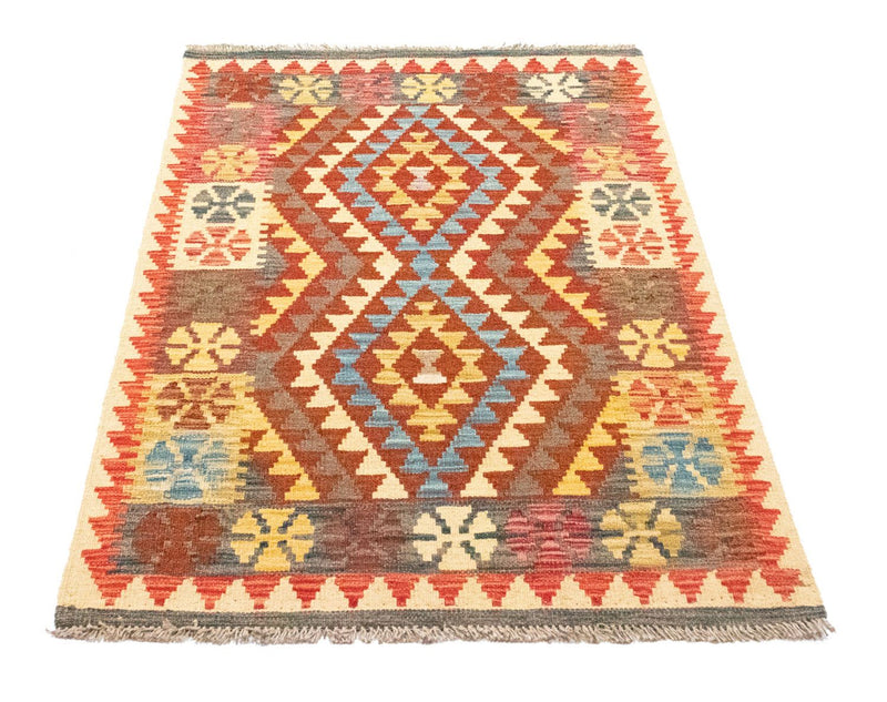 Kelim Carpet - orientalisk matta - 120 x 79 cm - orange