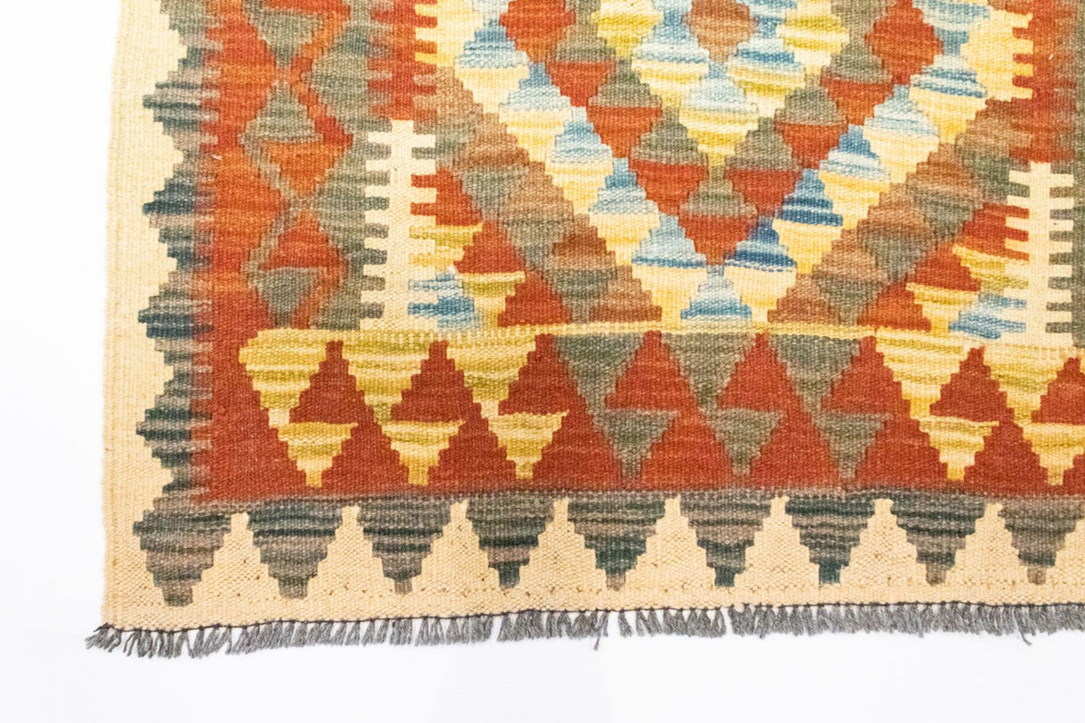 Kelim Carpet - orientalisk matta - 117 x 78 cm - brun