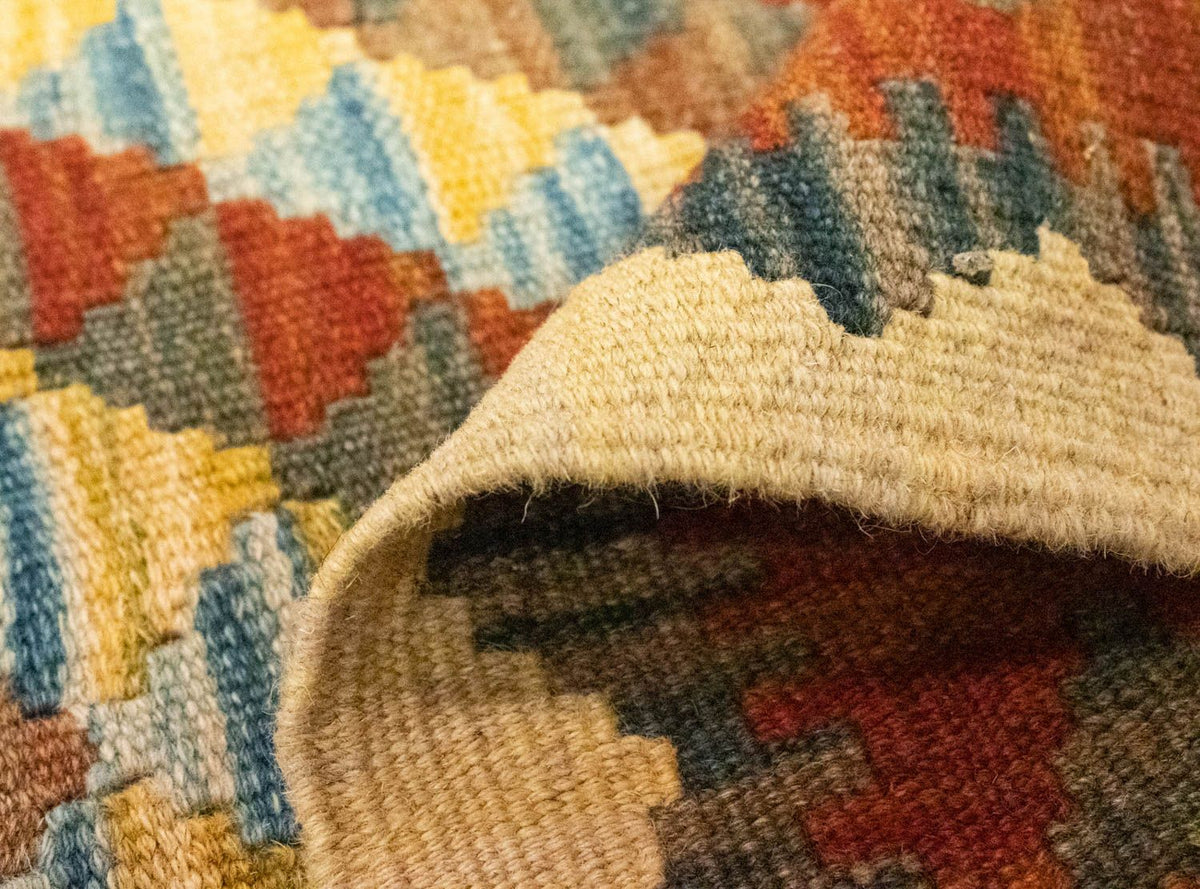 Kelim Carpet - orientalisk matta - 117 x 78 cm - brun