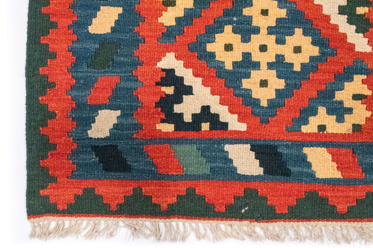Kelim Carpet - orientalisk matta - 117 x 81 cm - orange