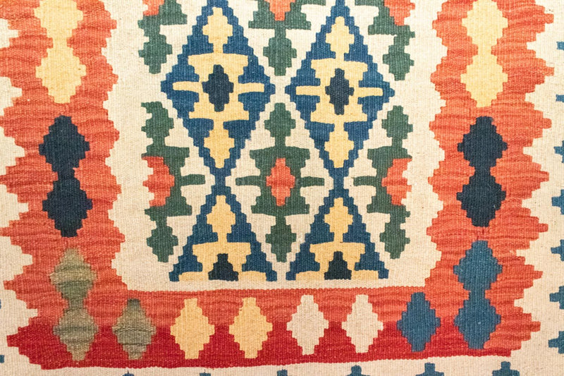 Kelim Carpet - orientalisk matta - 124 x 84 cm - flerfärgad