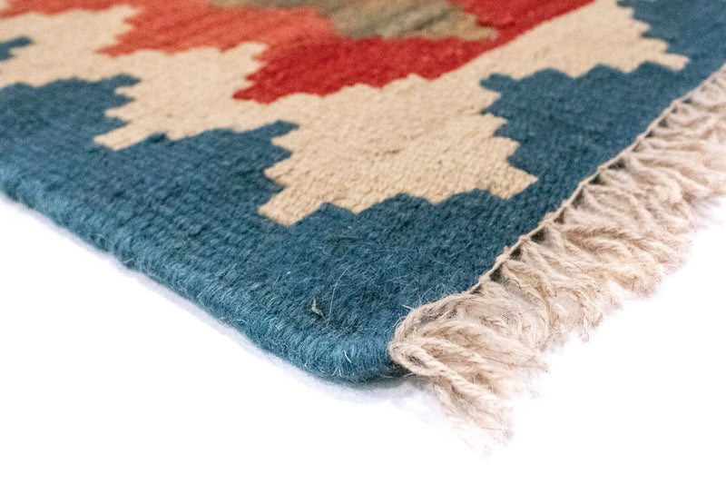 Kelim Carpet - orientalisk matta - 124 x 84 cm - flerfärgad