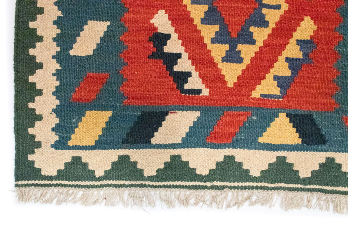 Kelim Carpet - orientalisk matta - 122 x 83 cm - orange