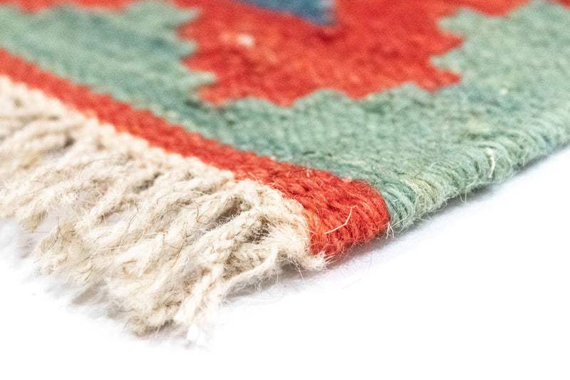 Kelim Carpet - orientalisk matta - 129 x 87 cm - flerfärgad