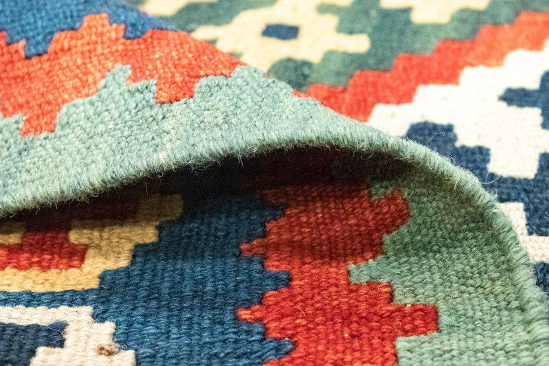 Kelim Carpet - orientalisk matta - 129 x 87 cm - flerfärgad