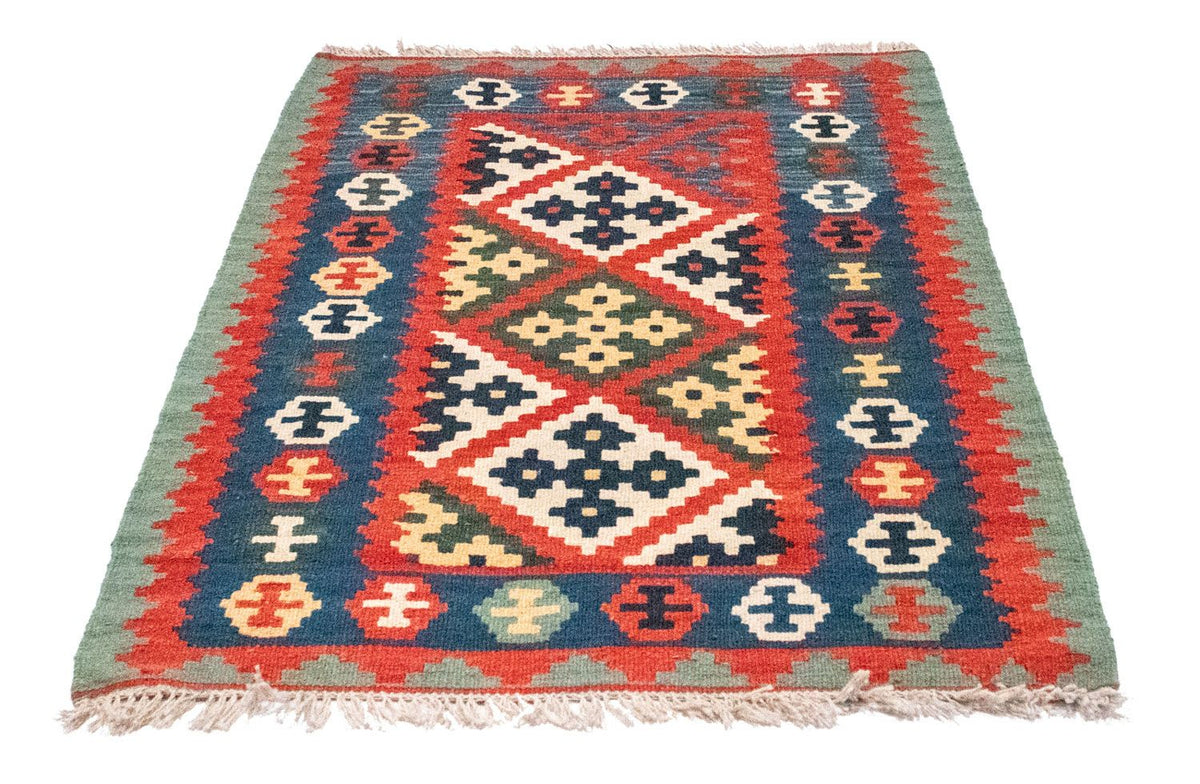 Kelim Carpet - orientalisk matta - 129 x 87 cm - flerfärgad