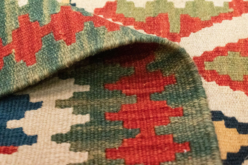 Kelim Carpet - orientalisk matta - 119 x 82 cm - orange