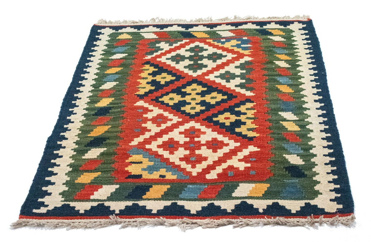 Kelim Carpet - orientalisk matta - 120 x 80 cm - grön