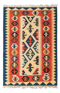 Kelim Carpet - orientalisk matta - 121 x 82 cm - beige