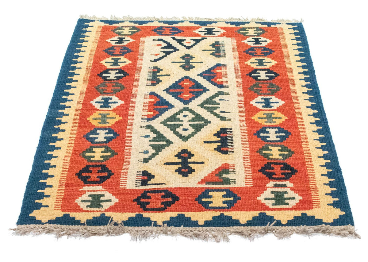 Kelim Carpet - orientalisk matta - 121 x 82 cm - beige