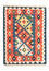 Kelim Carpet - orientalisk matta - 123 x 83 cm - orange
