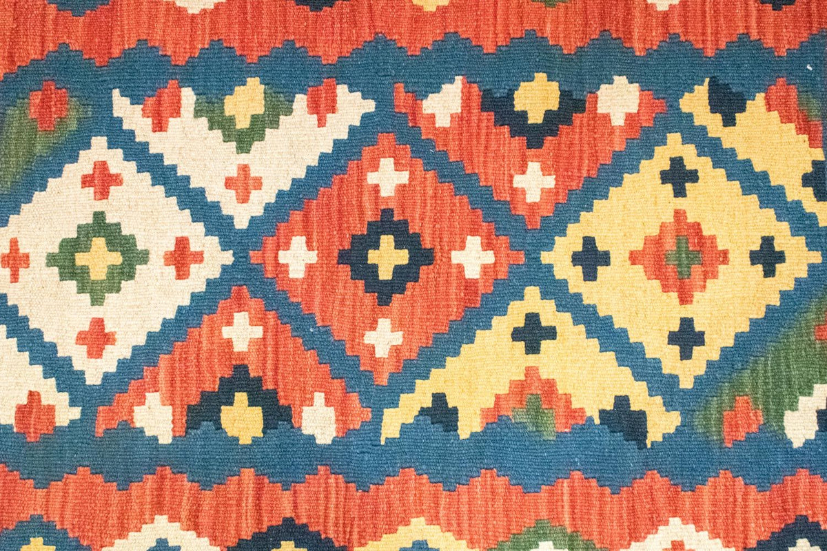 Kelim Carpet - orientalisk matta - 123 x 83 cm - orange