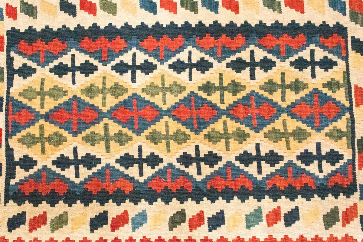 Kelim Carpet - orientalisk matta - 123 x 86 cm - orange