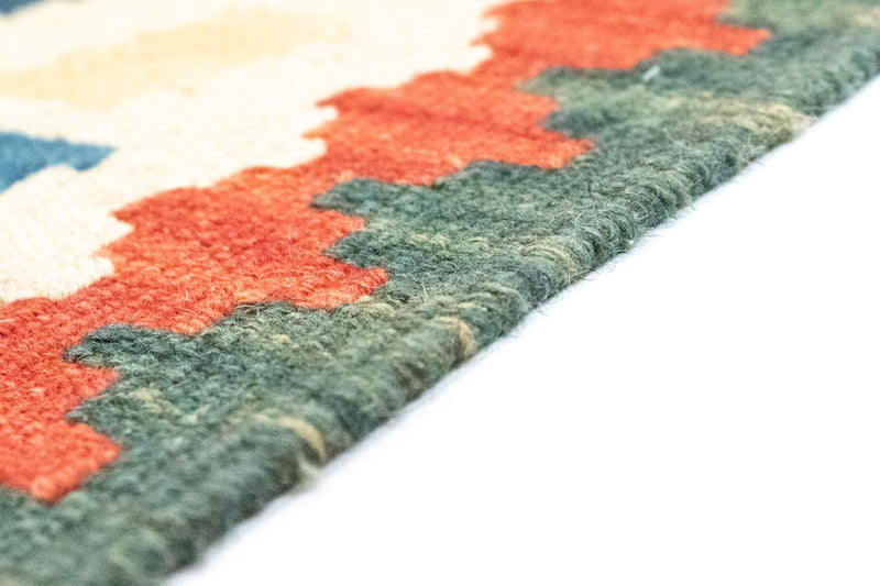 Kelim Carpet - orientalisk matta - 123 x 86 cm - orange