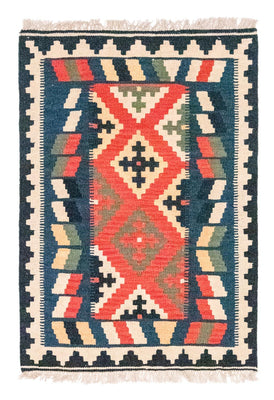 Kelim Carpet - orientalisk matta - 117 x 79 cm - orange