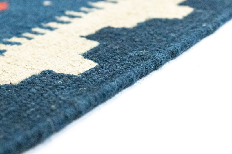 Kelim Carpet - orientalisk matta - 117 x 79 cm - orange