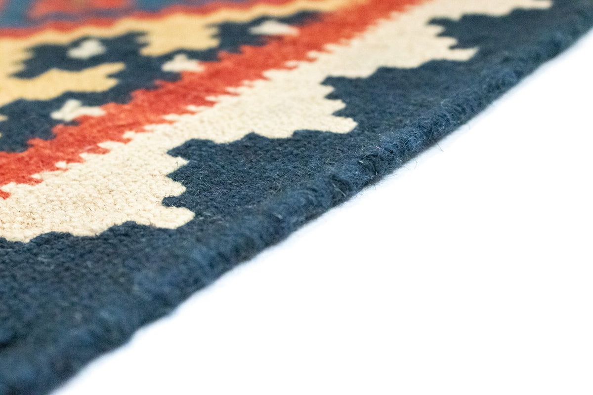 Kelim Carpet - orientalisk matta - 122 x 90 cm - orange