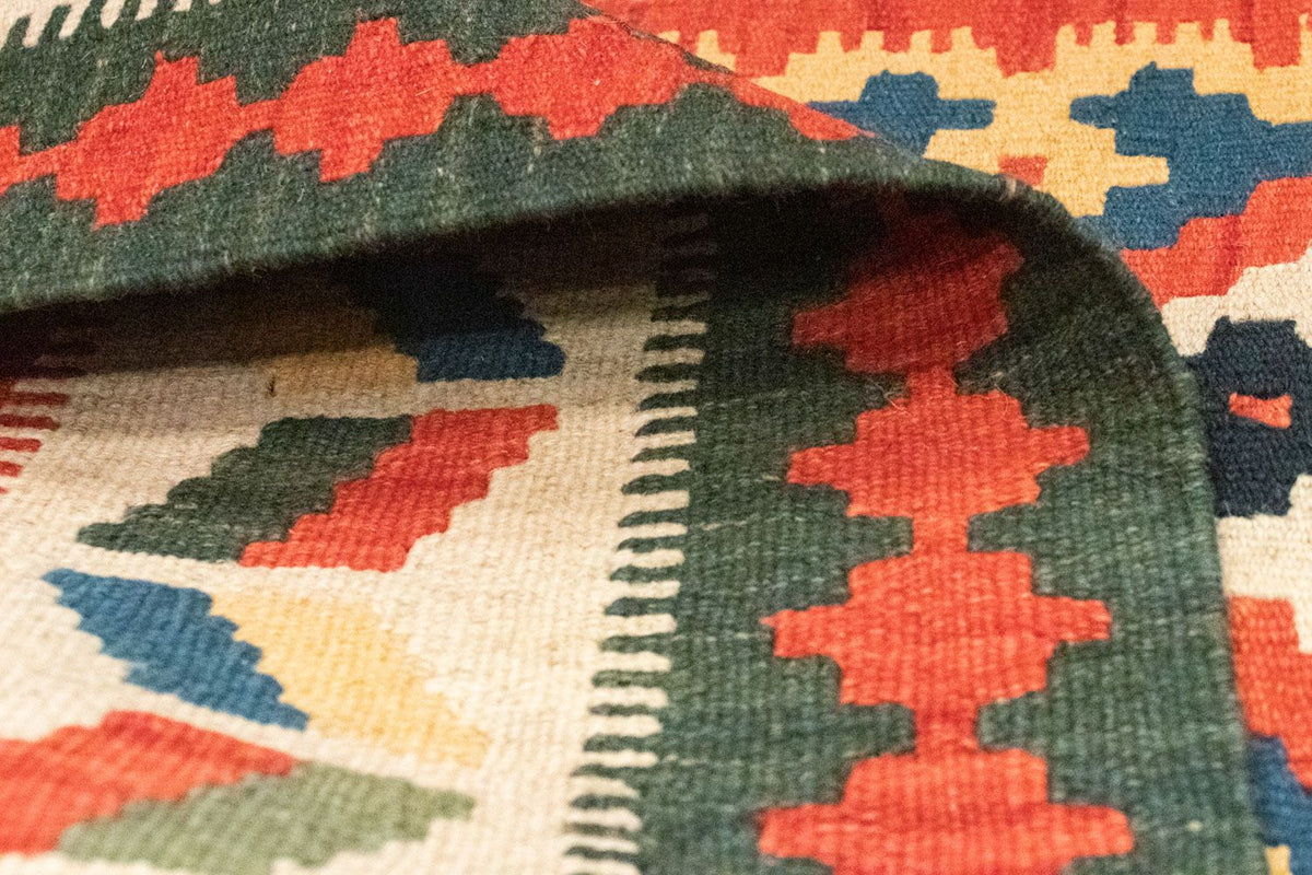 Kelim Carpet - orientalisk matta - 127 x 84 cm - orange