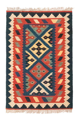 Kelim Carpet - orientalisk matta - 120 x 80 cm - orange