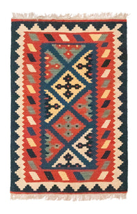 Kelim Carpet - orientalisk matta - 120 x 80 cm - orange