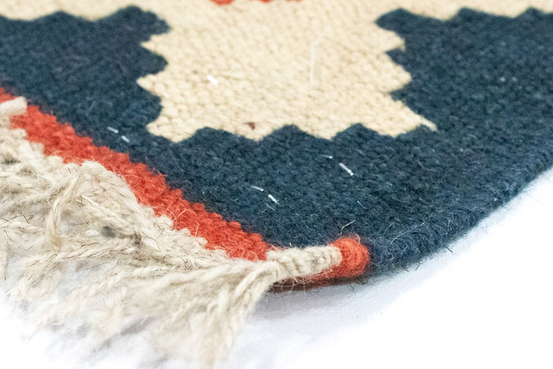 Kelim Carpet - orientalisk matta - 120 x 80 cm - orange