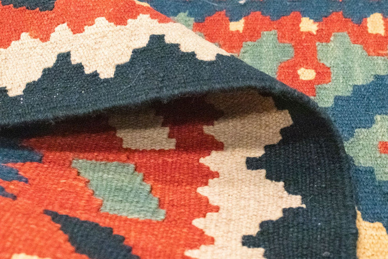 Kelim Carpet - orientalisk matta - 120 x 80 cm - orange