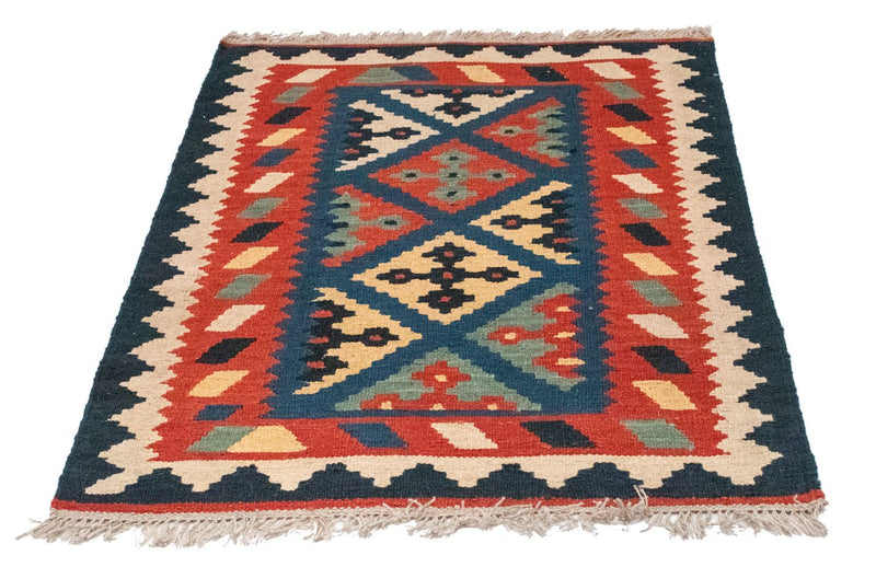 Kelim Carpet - orientalisk matta - 120 x 80 cm - orange