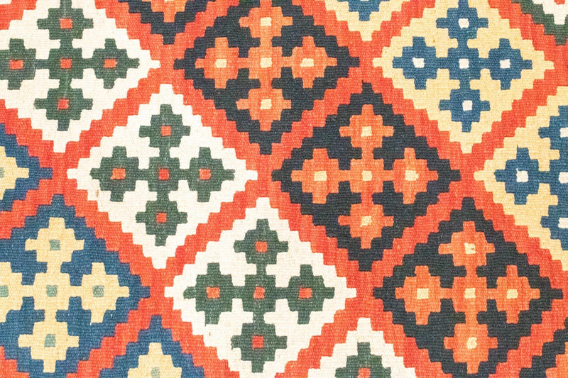 Kelim Carpet - orientalisk matta - 121 x 85 cm - flerfärgad