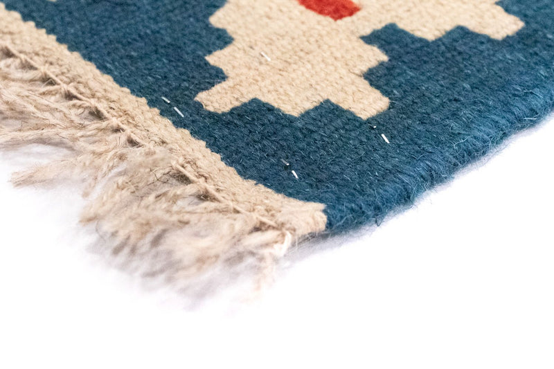 Kelim Carpet - orientalisk matta - 121 x 85 cm - flerfärgad