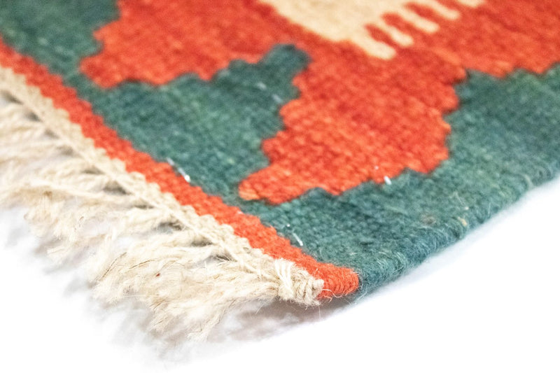 Kelim Carpet - orientalisk matta - 127 x 80 cm - orange