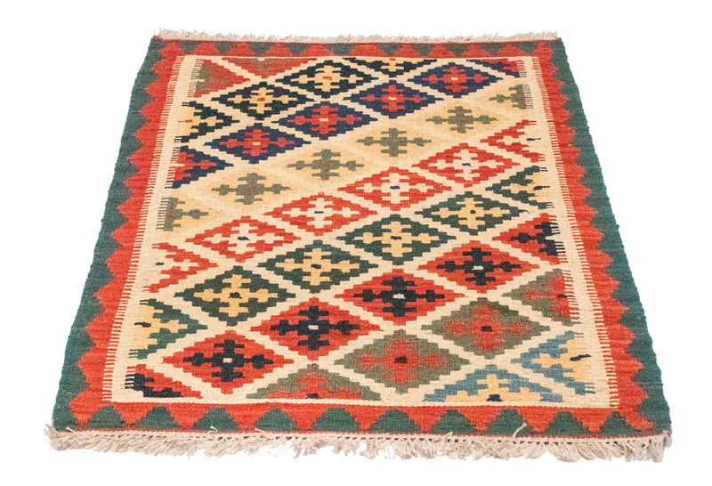Kelim Carpet - orientalisk matta - 127 x 80 cm - orange