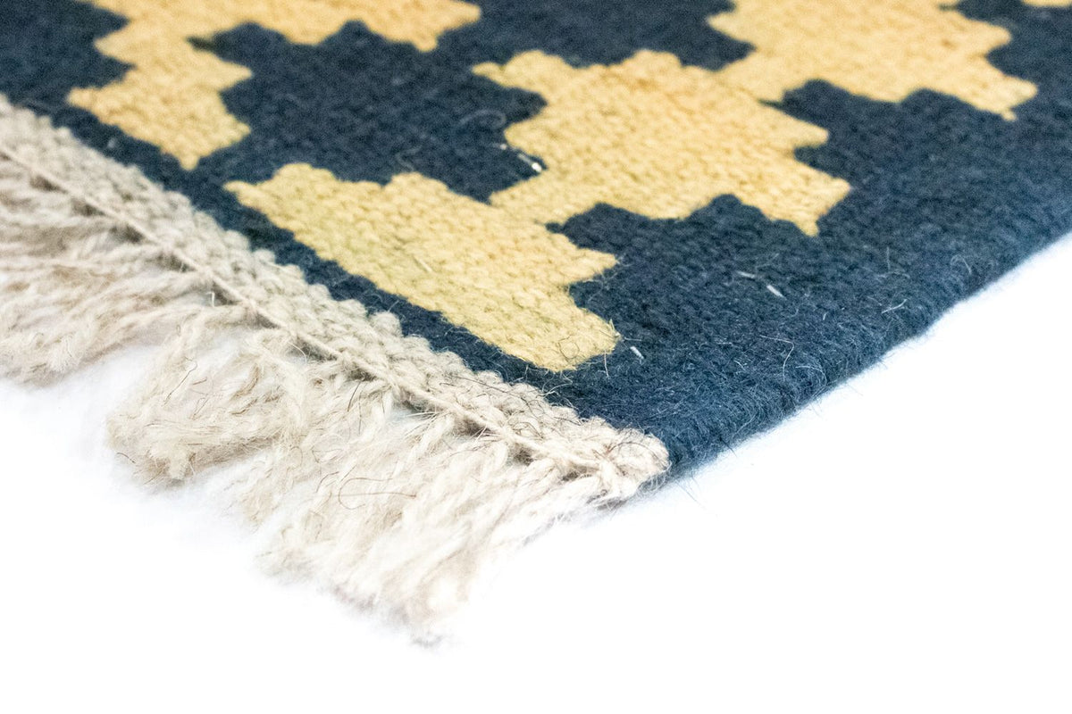 Kelim Carpet - orientalisk matta - 127 x 84 cm - orange