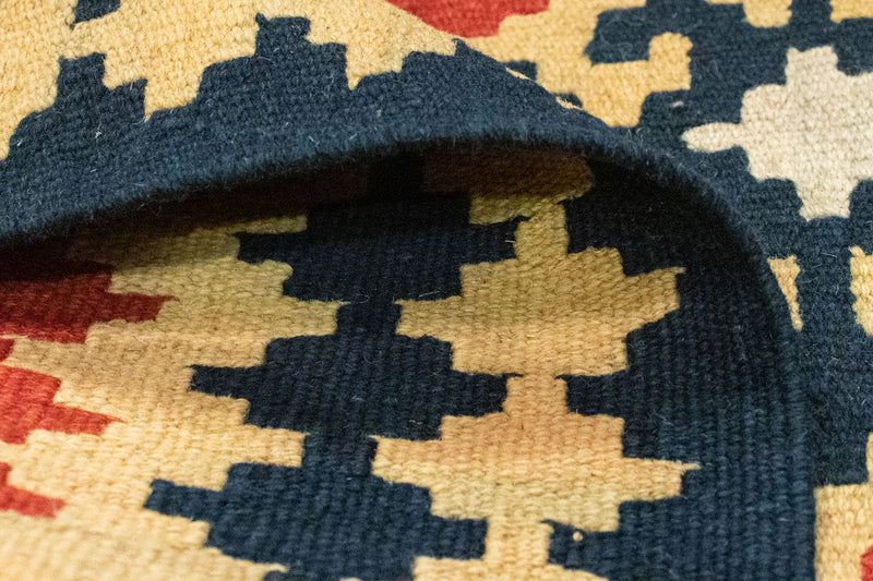 Kelim Carpet - orientalisk matta - 127 x 84 cm - orange