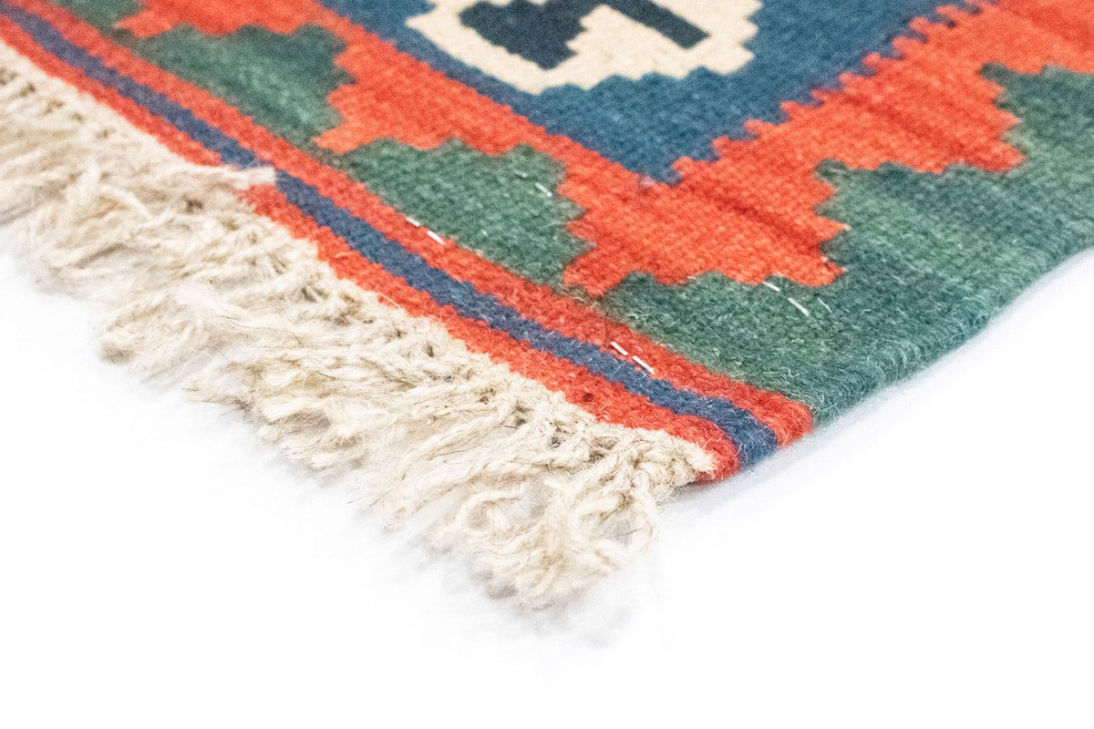 Kelim Carpet - orientalisk matta - 126 x 85 cm - orange