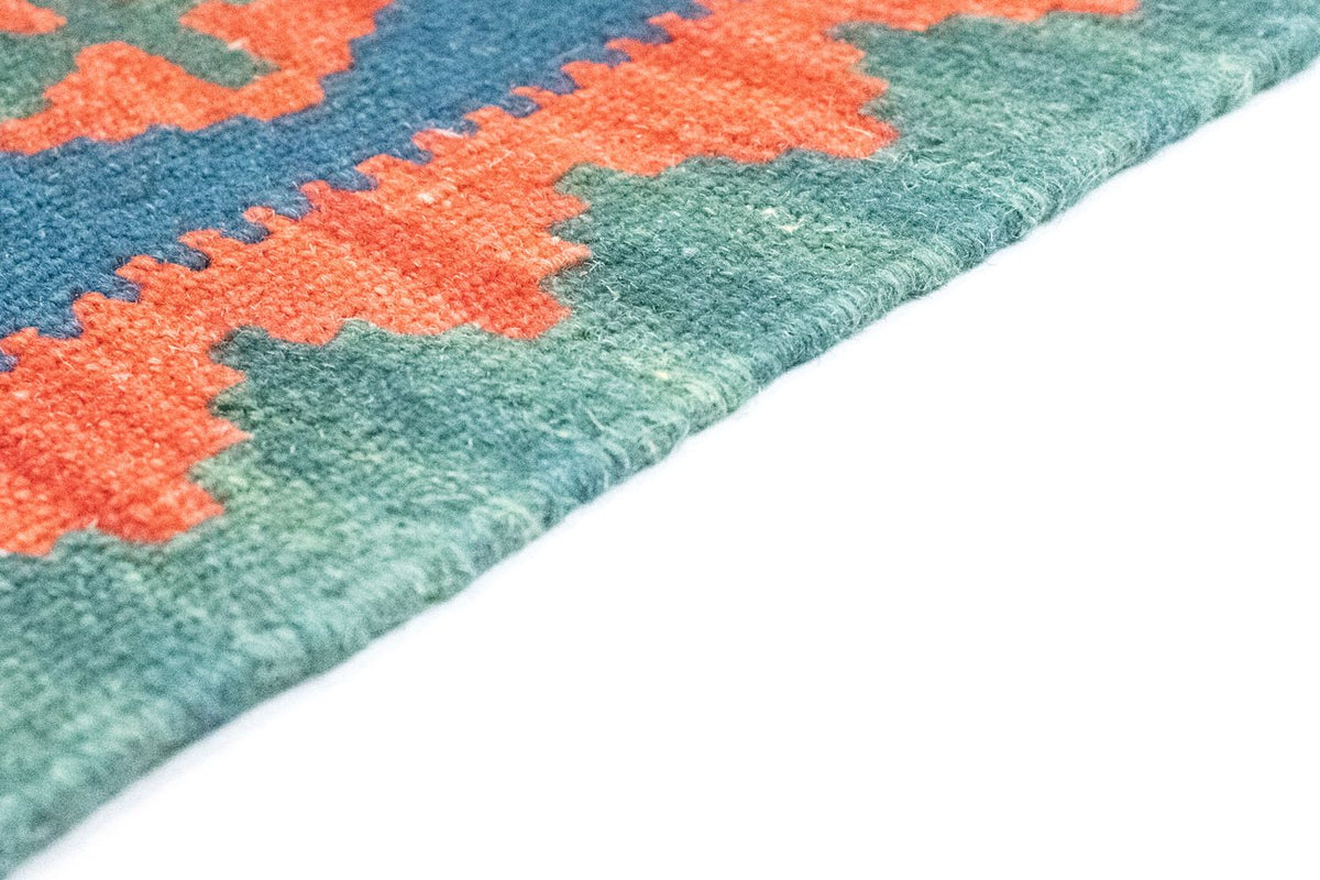 Kelim Carpet - orientalisk matta - 126 x 85 cm - orange