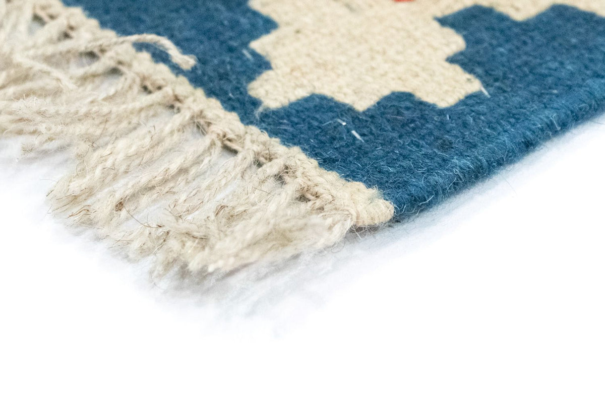 Kelim Carpet - orientalisk matta - 118 x 85 cm - orange