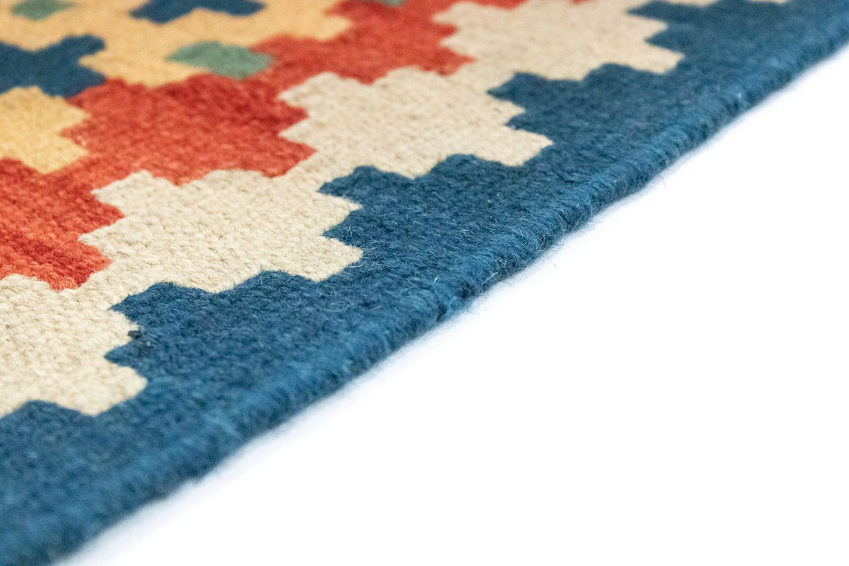 Kelim Carpet - orientalisk matta - 118 x 85 cm - orange