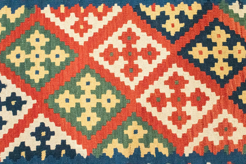 Kelim Carpet - orientalisk matta - 133 x 80 cm - orange