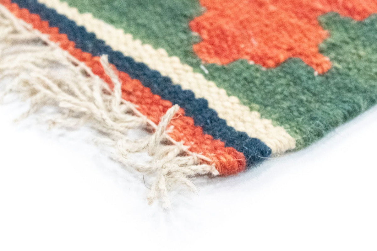 Kelim Carpet - orientalisk matta - 133 x 80 cm - orange