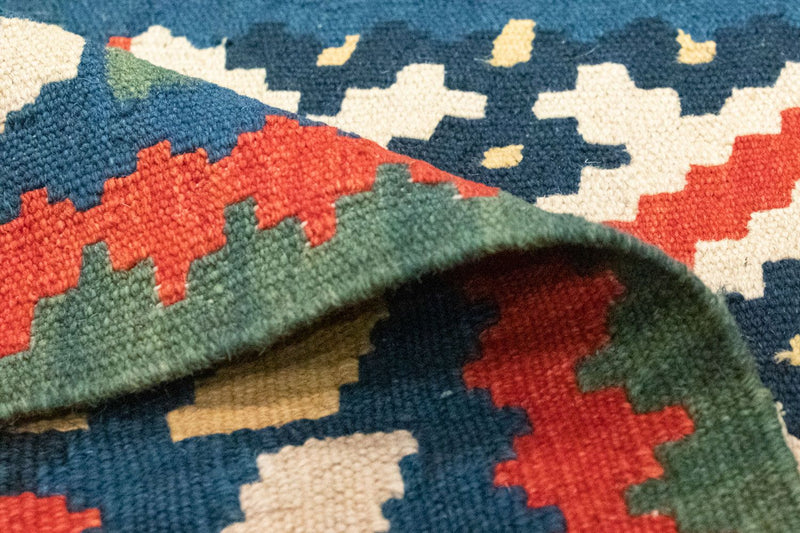 Kelim Carpet - orientalisk matta - 133 x 80 cm - orange