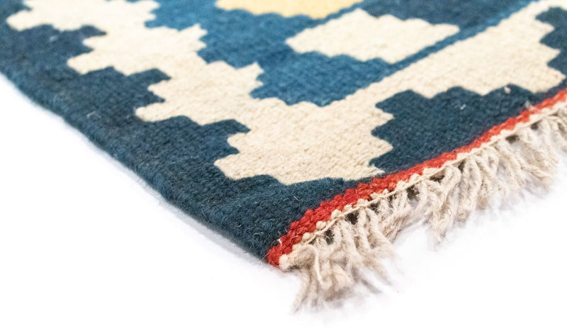 Kelim Carpet - orientalisk matta - 118 x 84 cm - flerfärgad