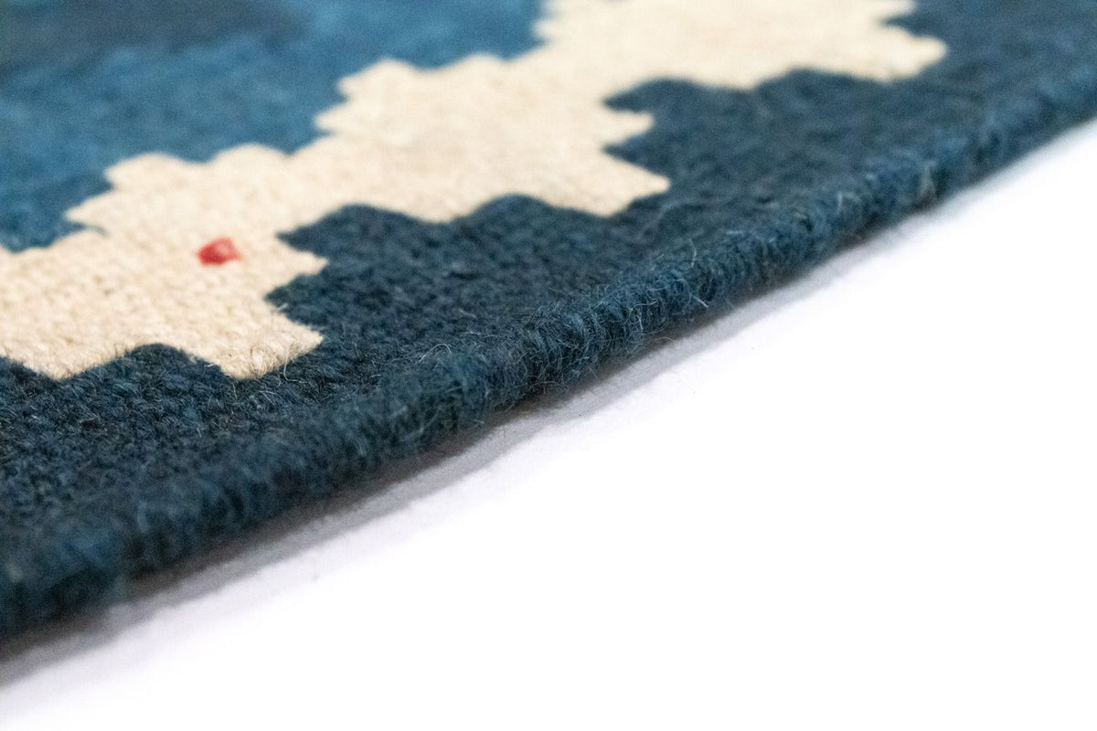 Kelim Carpet - orientalisk matta - 118 x 84 cm - flerfärgad