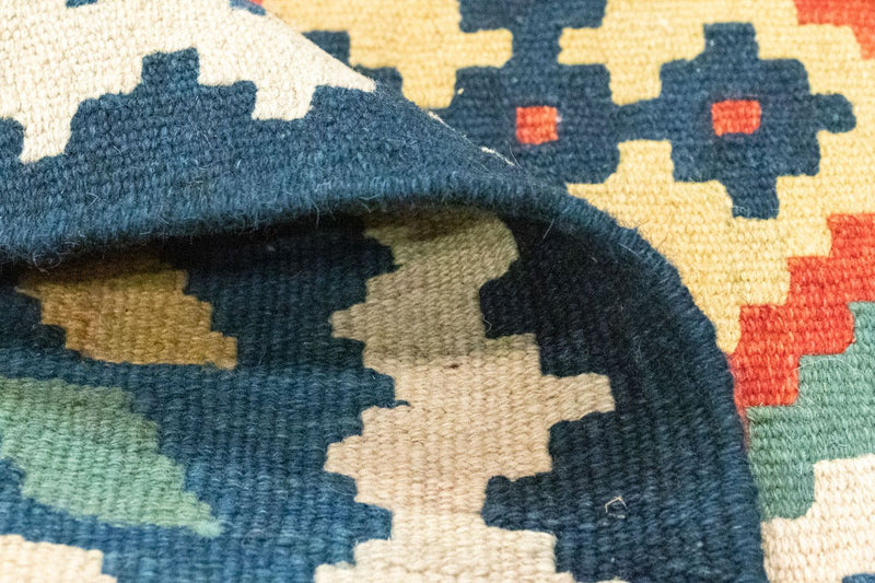 Kelim Carpet - orientalisk matta - 118 x 84 cm - flerfärgad