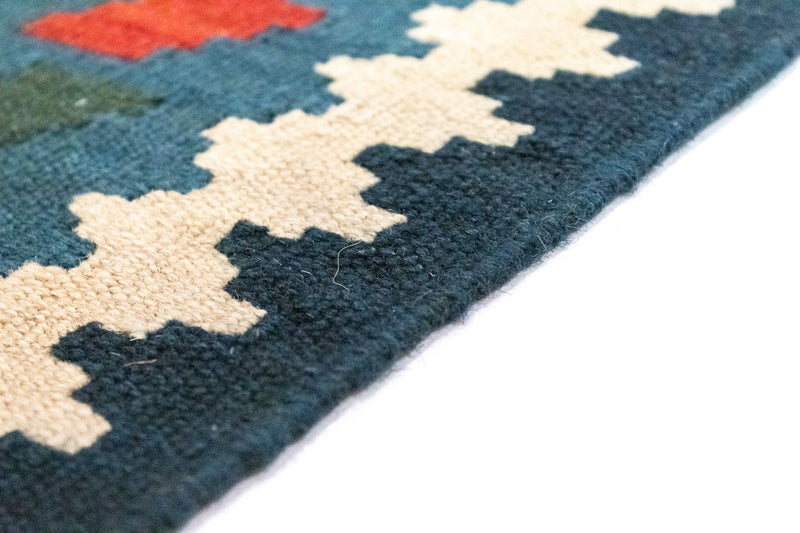 Kelim Carpet - orientalisk matta - 121 x 81 cm - röd